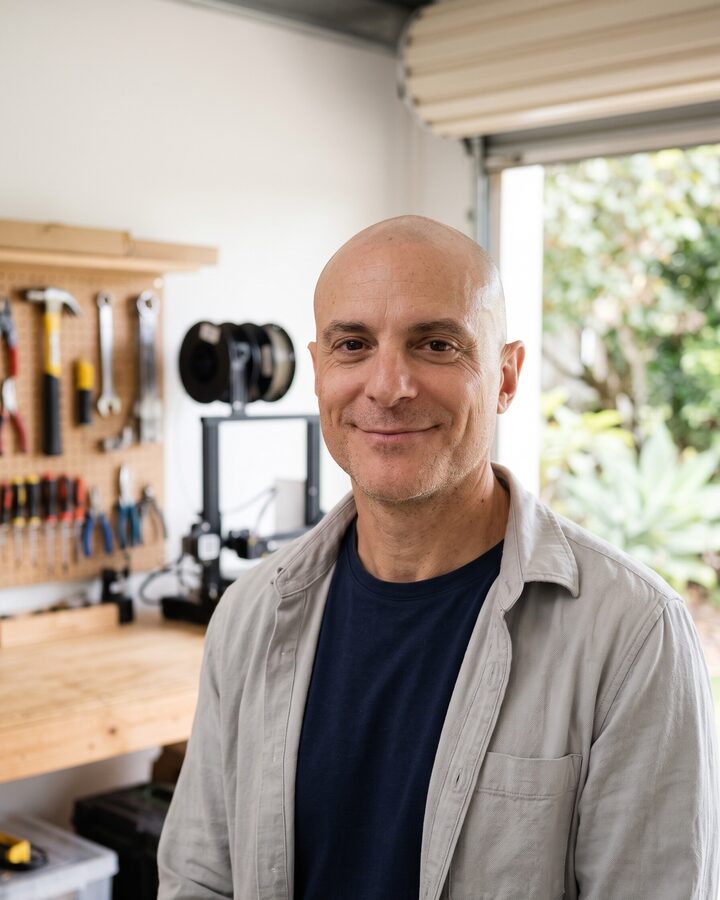 Anthony Sarmonikas, founder of MakerFlow